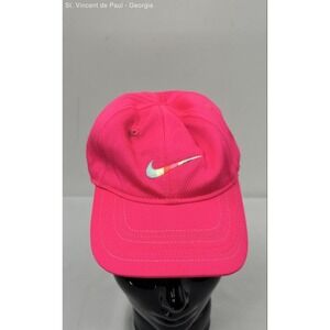 Nike Just Do it Rainbow Swoosh Pink Dri-Fit Hat Cap Unisex Toddler One Size VGC